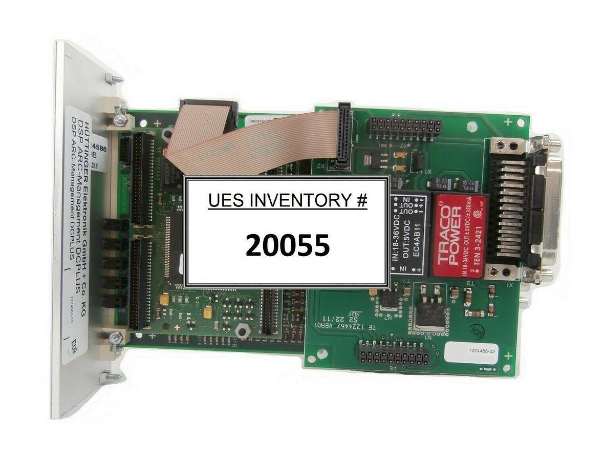 Used Huttinger 1224585-00 DSP ARC-Management DCPLUS Plasma PCB Card Trumpf Working