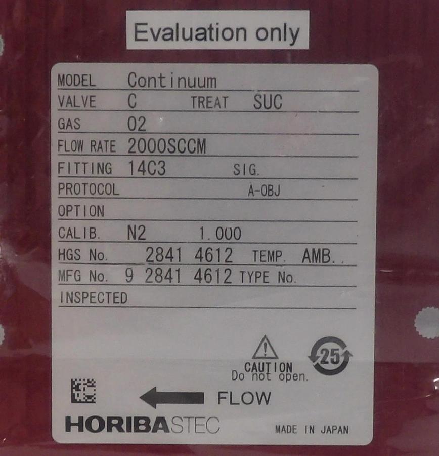 HORIBA STEC Continuum Digital Mass Flow Module MFC New
