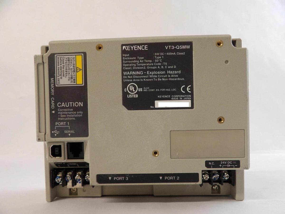 Used Keyence VT3-Q5MW Operator Interface Panel LCD Touch Screen Lot of 2 Working