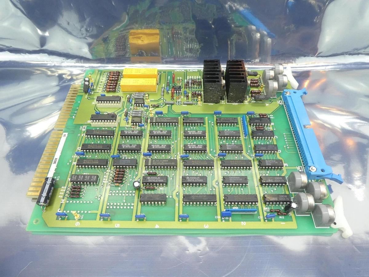 Used JEOL AP002359(00) Lens Control PCB Card LENS CONT(3)PB JSM-6300F SEM Working