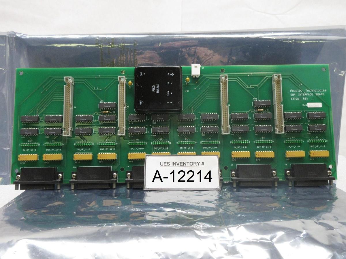 Used Axcelis Technologies 531061 E84 Interface Board PCB Nikon NSR System Used