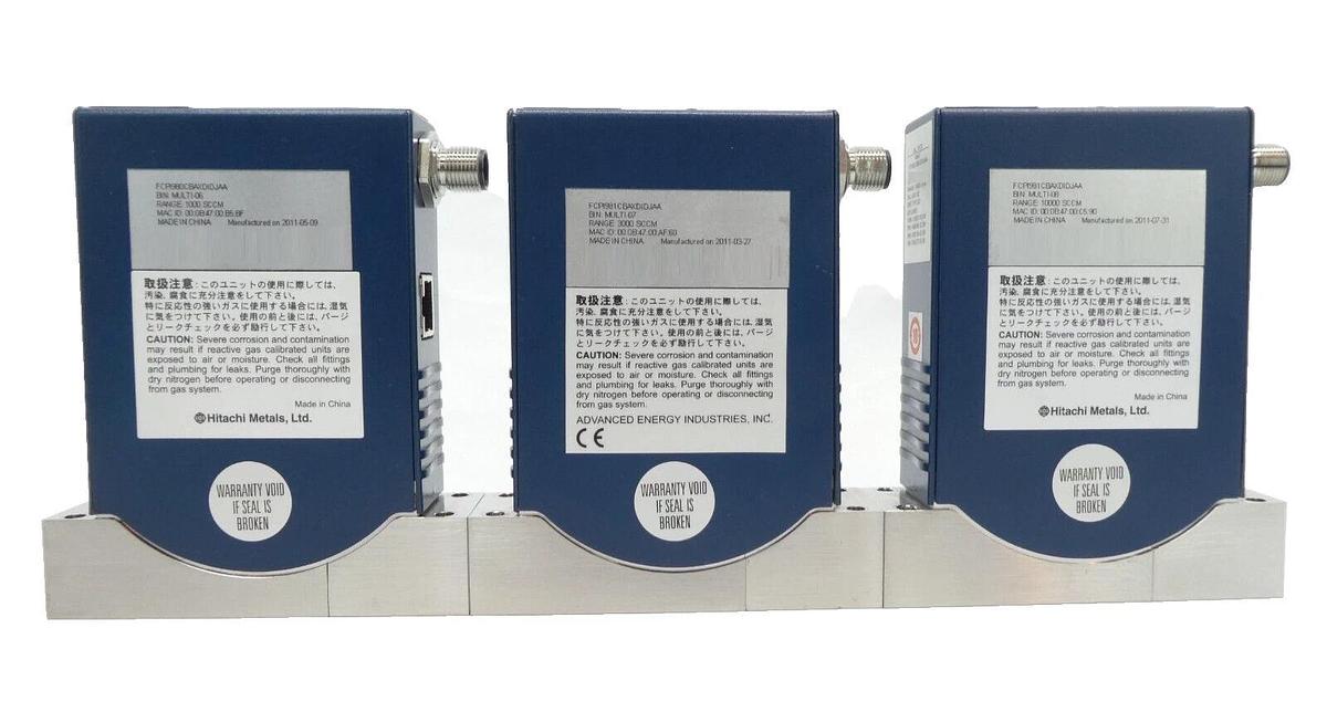 Used Aera PI-98 PI-980 Mass Flow Controller MFC Reseller Lot of 10 Working Surplus