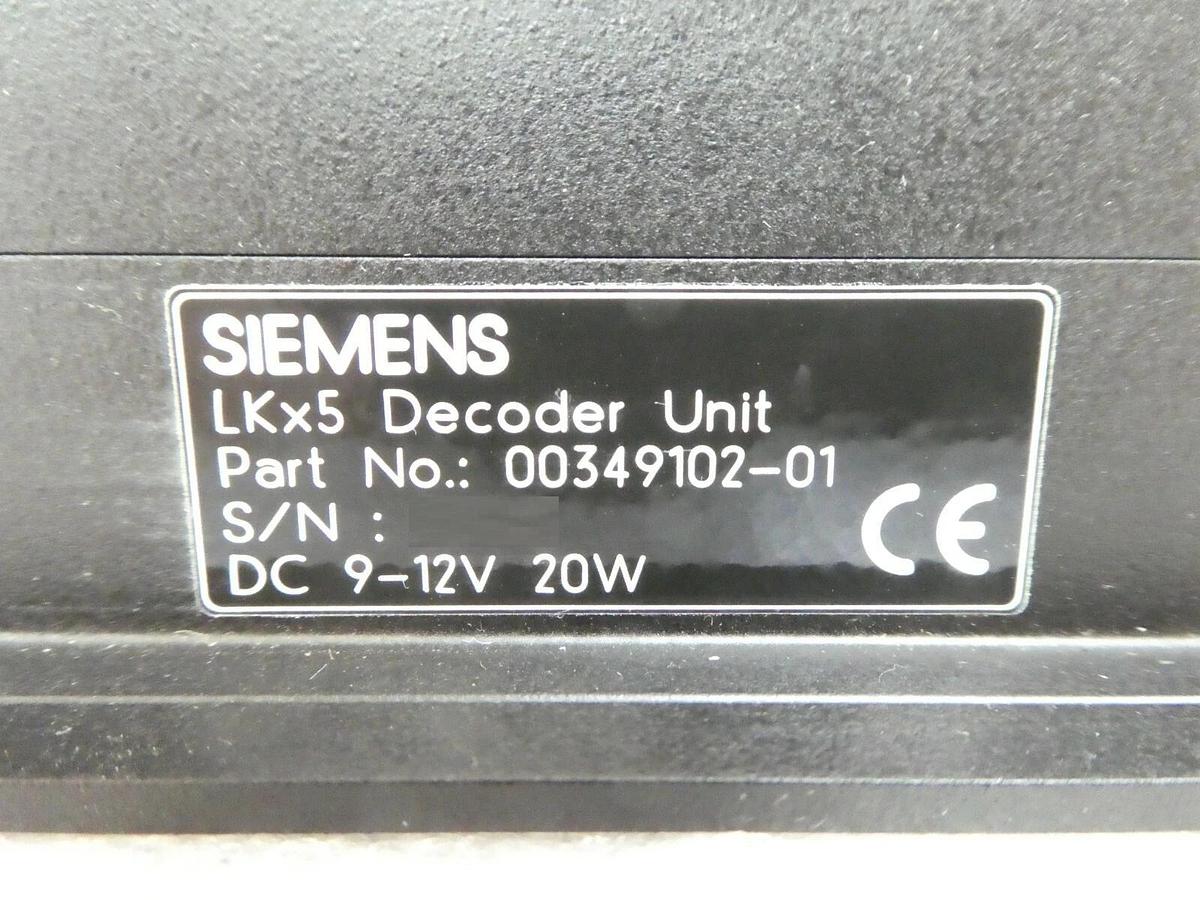 Used Siemens LKx5 Decoder/Reader Set 00349102-01 00348809-03 AMAT 300mm Excite Spare