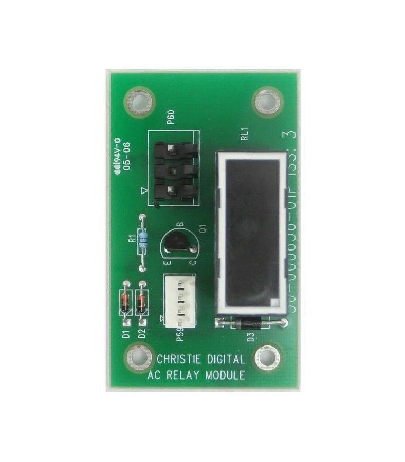 Used Christie Digital Systems 50-000656-01P AC Relay Module PCB MATRIX S+2K Working
