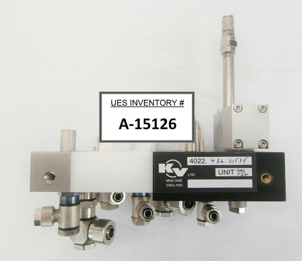 Used KV Automation 4022.486.21531 Gas TSU Manifold Assembly 4022.480.62841 Spare