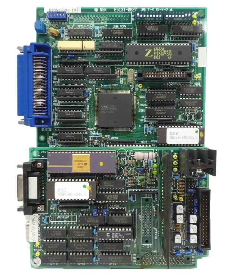 Used NSK E1051-001-10 Servo Amplifier PCB E5131-0027 E105G-004-1 E5132-0006 Working