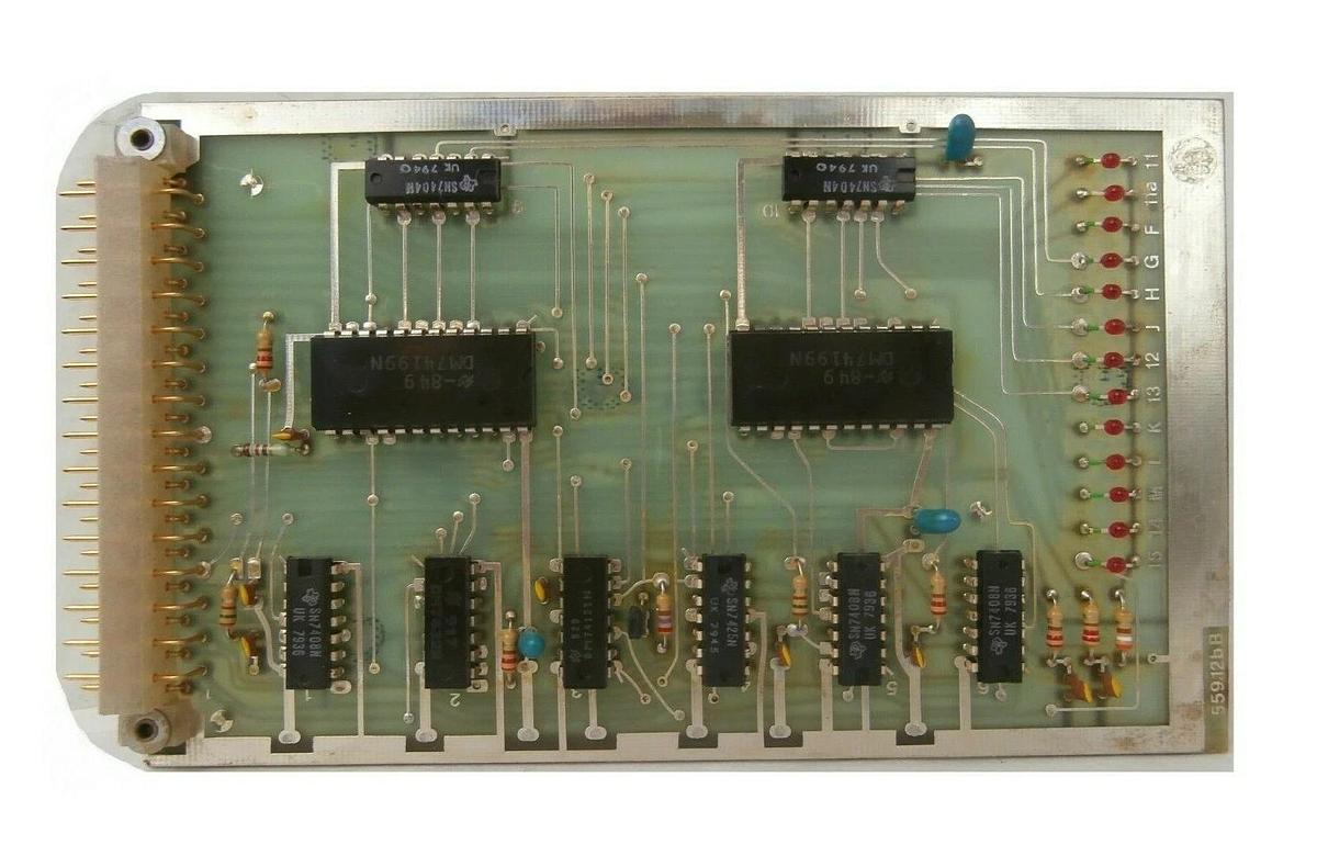 Used Karl Suss 455-60-12 PCB Card 559.12bA MJB 55 Wafer Mask Aligner Working Surplus