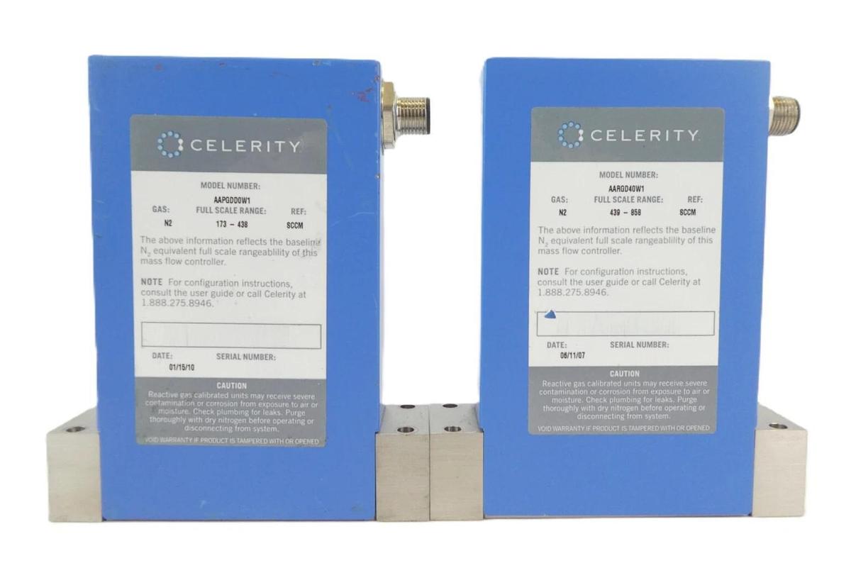 Used Celerity INX3P Mass Flow Controller MFC Reseller Lot of 13 Working Surplus
