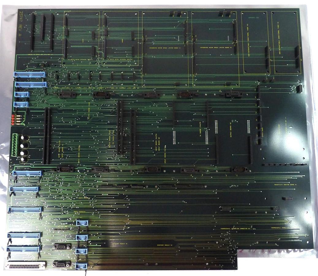 Used Semitool 23747 Input Motherboard PCB Board Assembly New Surplus