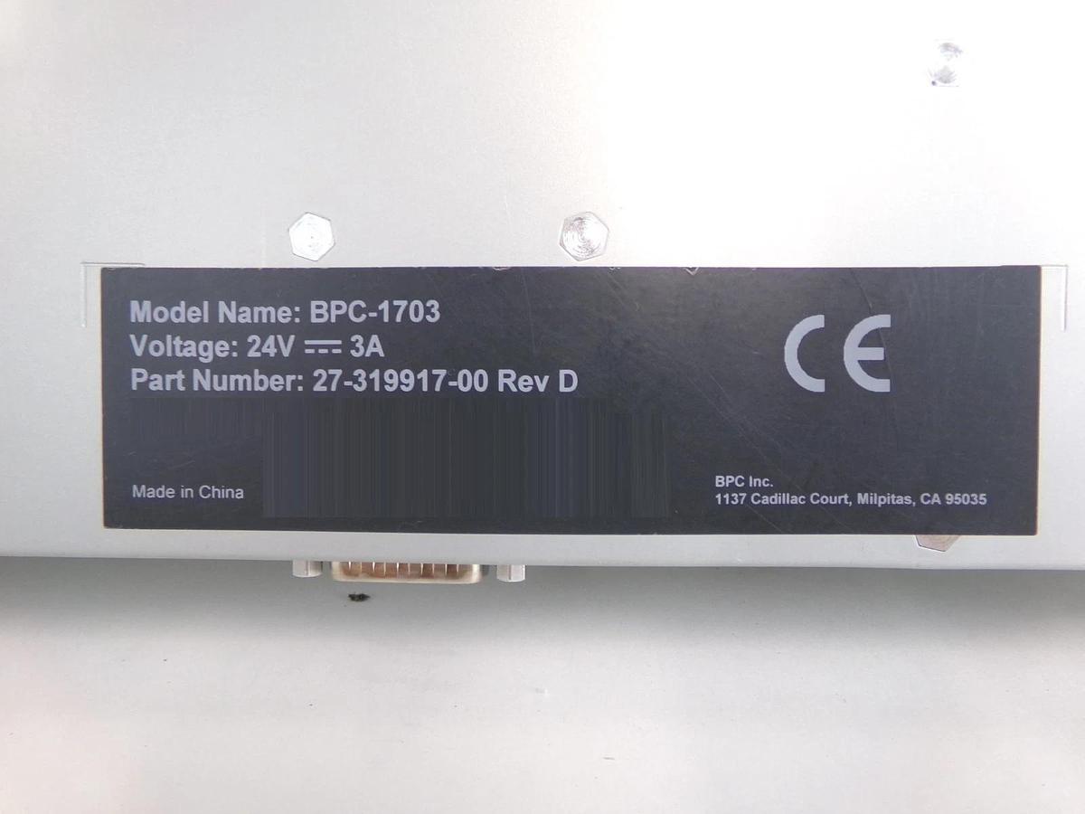 Used Lam Research 27-319917-00 17" LED Industrial Monitor BPC-1703 Novellus Working