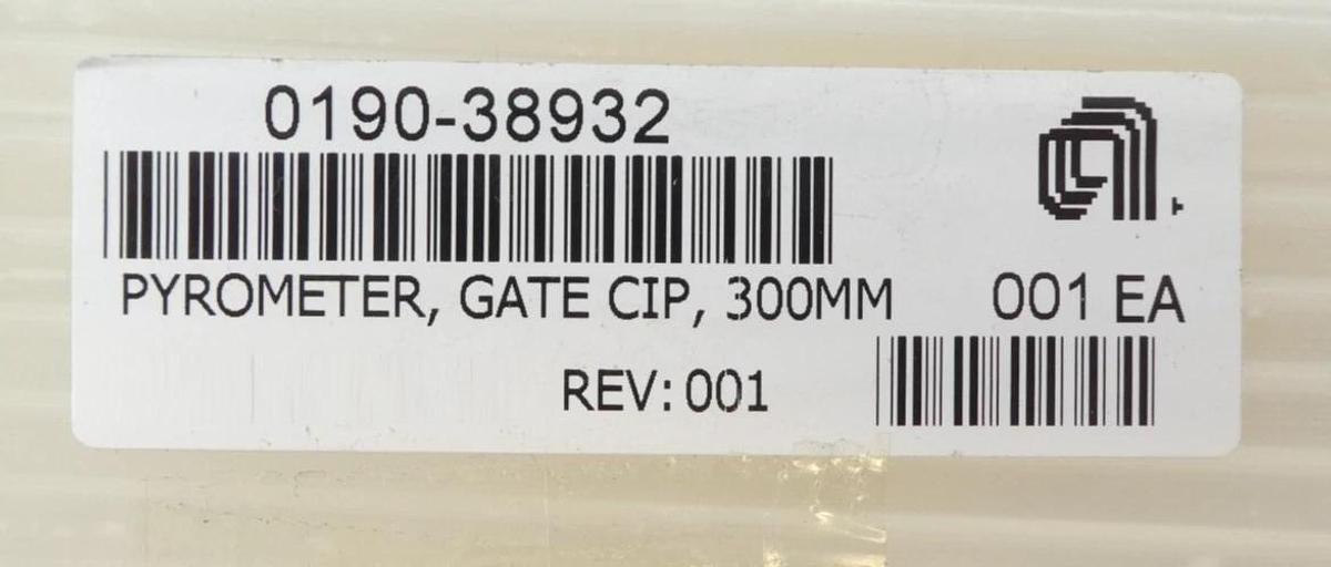 Used AMAT Applied Materials 0190-38932 Gate CIP Pyrometer 300mm Working Surplus