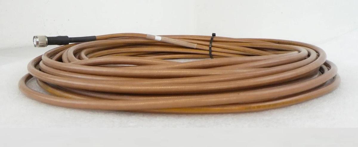 Used NP New Power Plasma 2K1504 RF Coaxial Cable 25 Meters 82 Foot Working Surplus