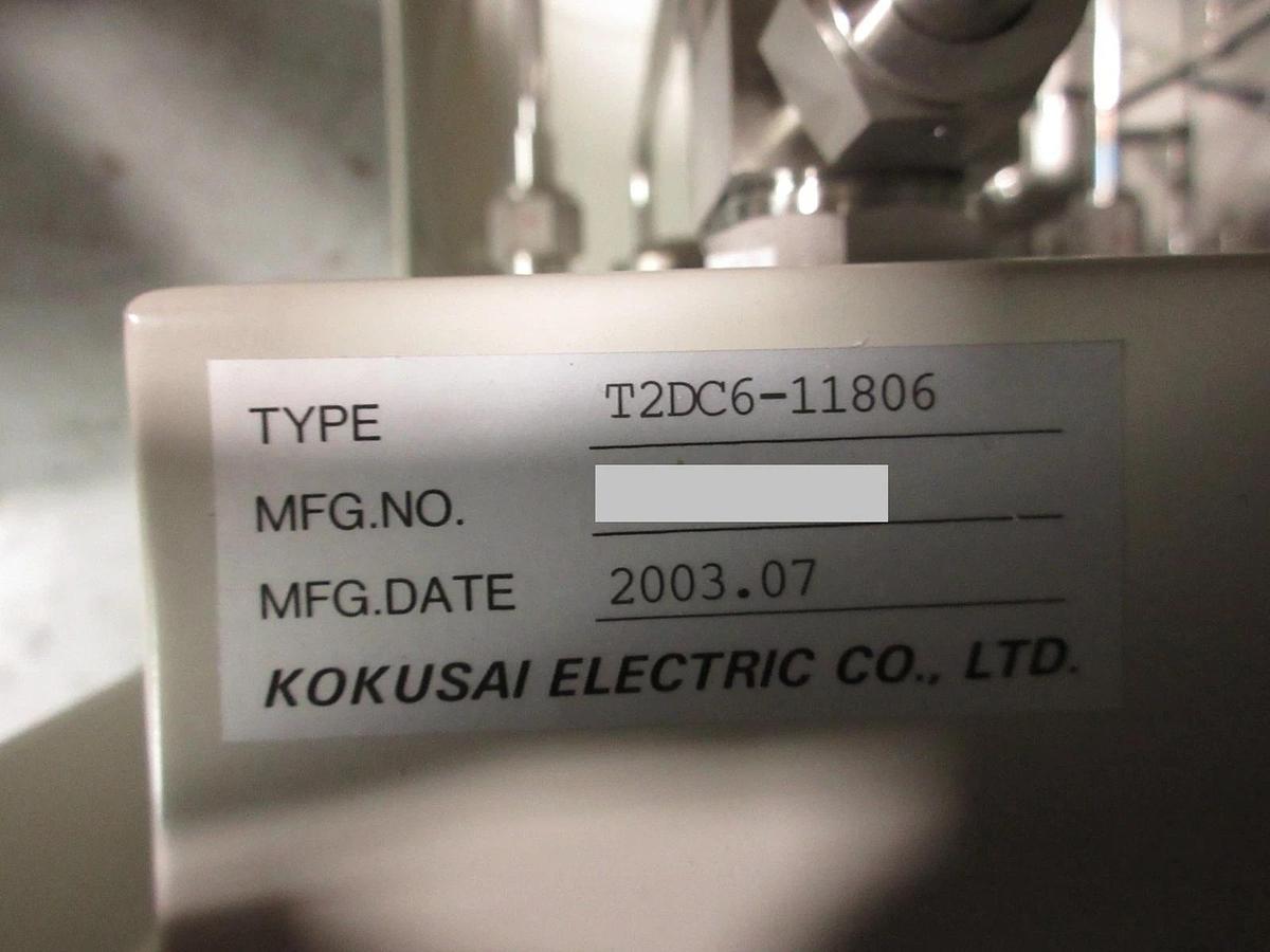 Used Kokusai Electric T2DC6-11806 Hot N2 Unit TPG-Z-OHV 042-323-5400 Working Surplus