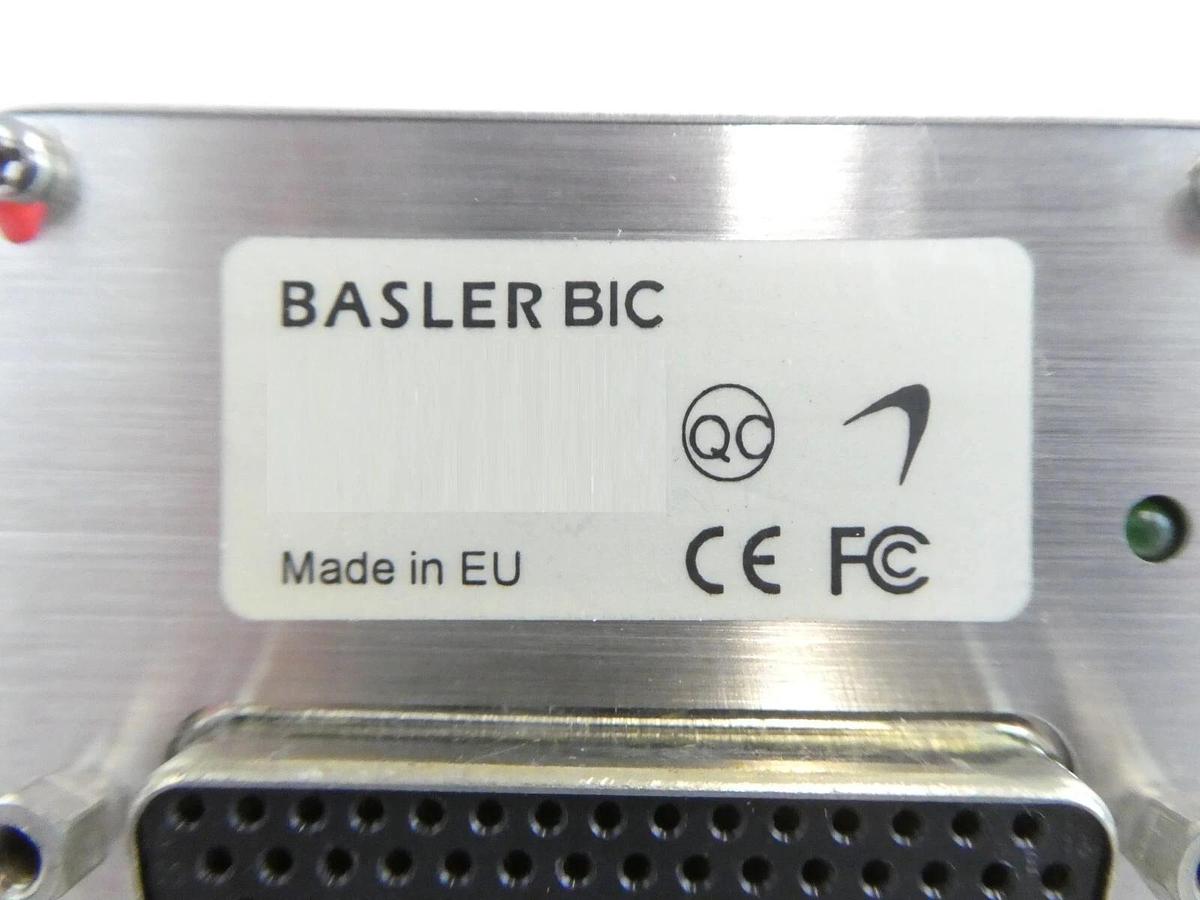 Used Basler A201b Machine Vision Progressive Scan CCD Camera w/BIC Adaptor Working