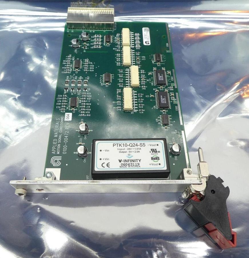 Used AMAT Applied Materials 0100-00472 Motion Signal Conditioning PCB Card Working