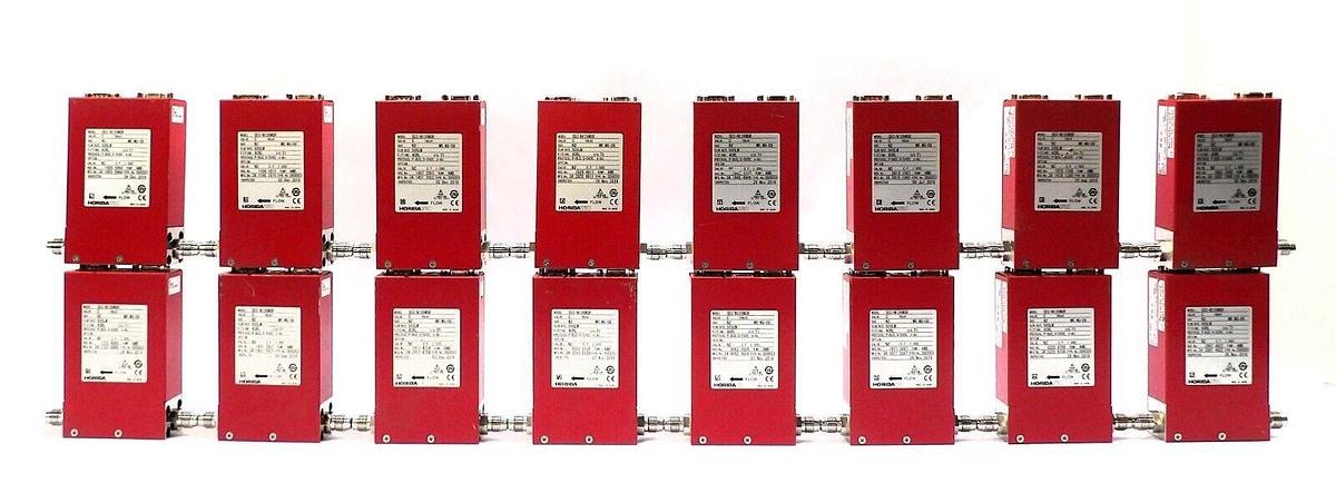 Used Horiba STEC N100 Mass Flow Controller MFC SEC-N126MGR Lot of 16 Working Surplus