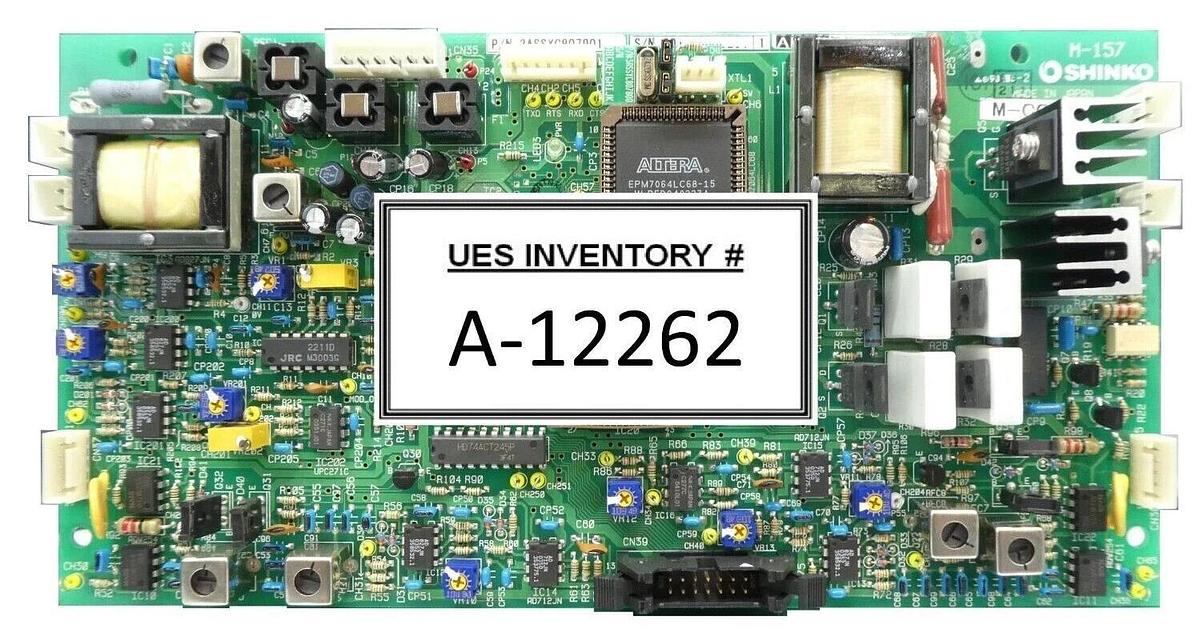 Used Shinko Electric 3ASSYC807901 Processor Board PCB M-COM2 Asyst VHT5-1-1 Working