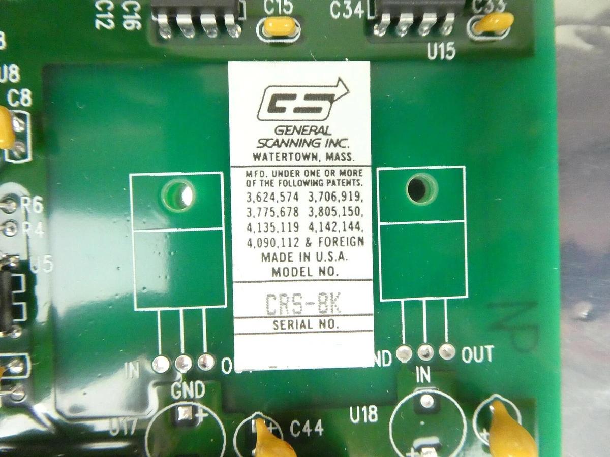 Used General Scanning 311-15593-1 Ultra ICDA PCB CRS-8K Ultrapointe 1000 Working