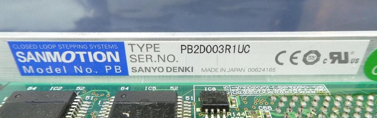 Used Sanyo Denki PB2D003R1UC Closed Loop Stepping Driver PB Reseller Lot of 2 Working