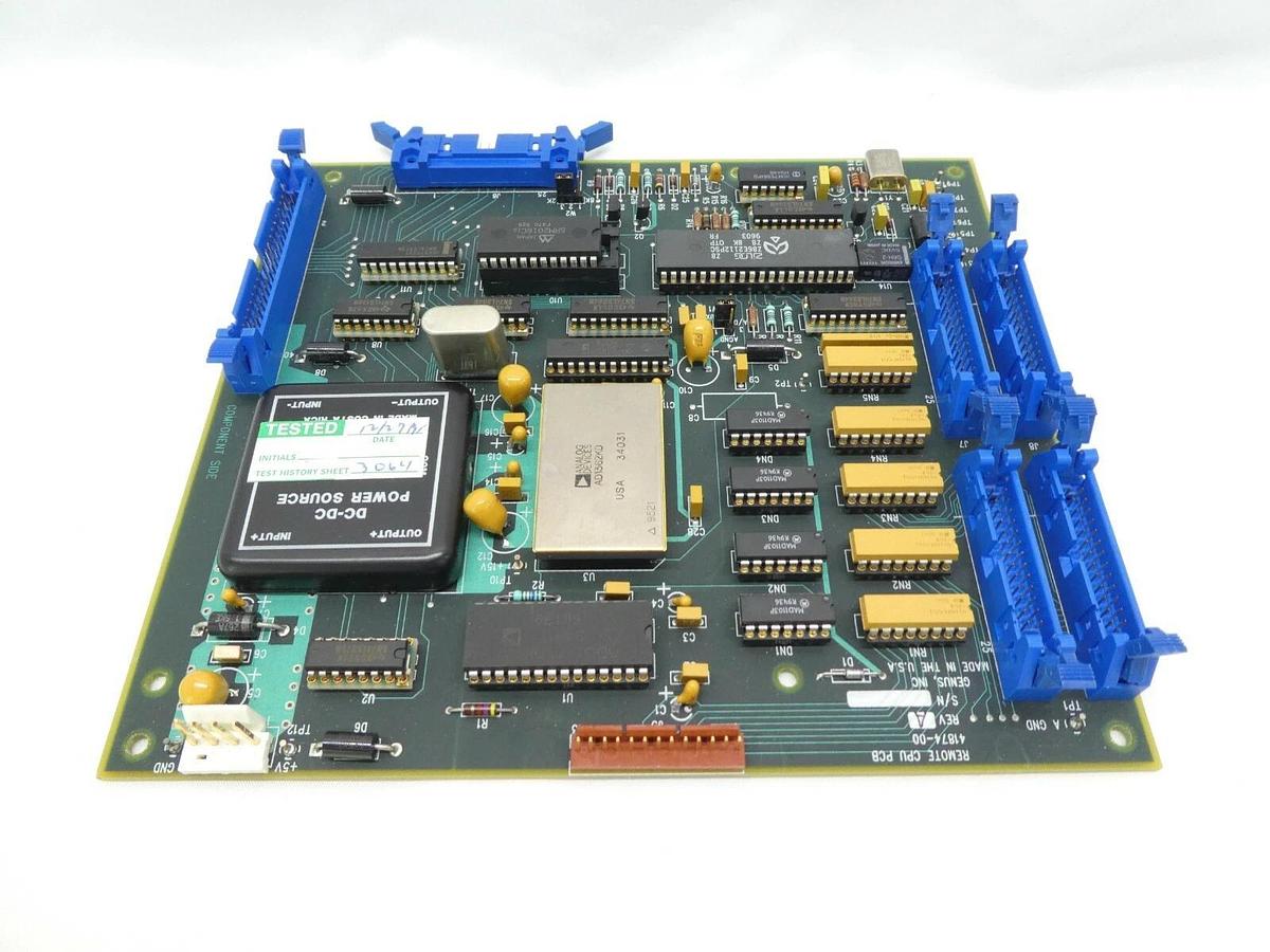 Used Genus 41874-00 Remote CPU PCB Rev. A Working Surplus