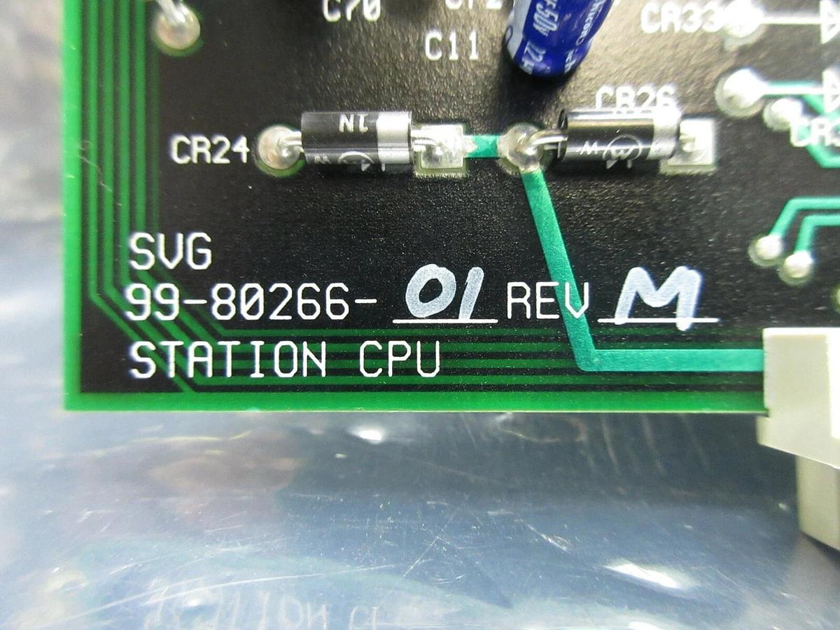 Used SVG Silicon Valley Group 99-80266-01 Coater Station CPU PCB Card Rev. M 90S Used