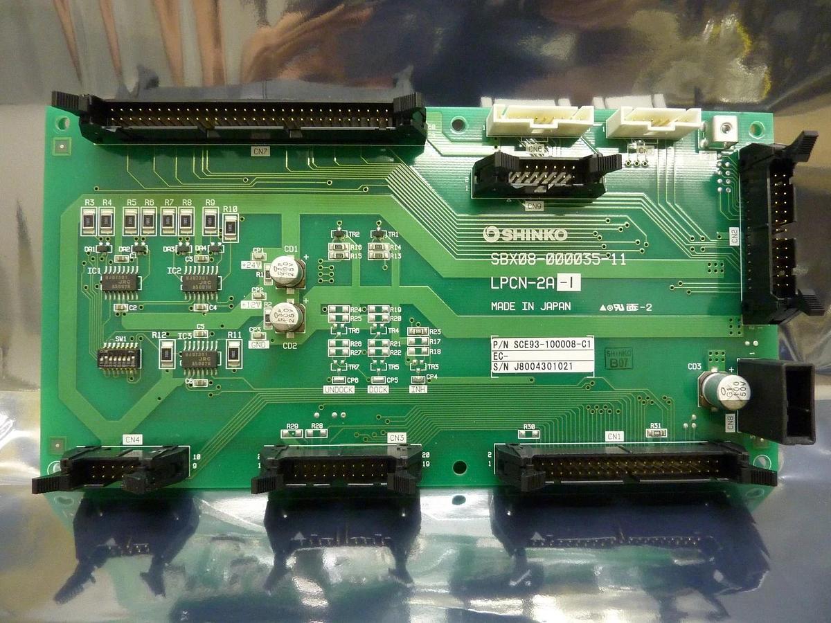 Used Shinko Electric SCE93-100008-C1 LPCN-2A-1 Interface PCB SBX08-000035-11 Used