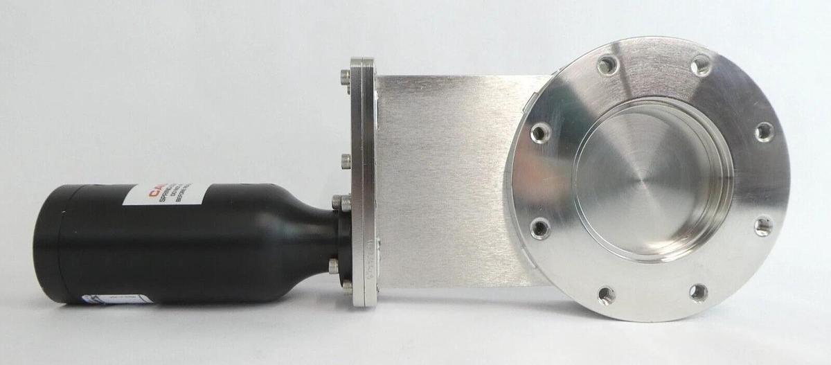 Used Nor-Cal Products Pneumatic Linear Gate Valve Assembly AMAT Unmarked Working