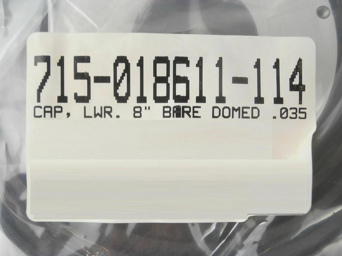 Refurbished Lam Research 715-018611-114 8" Bare Domed .035 Lower Cap Refurbished