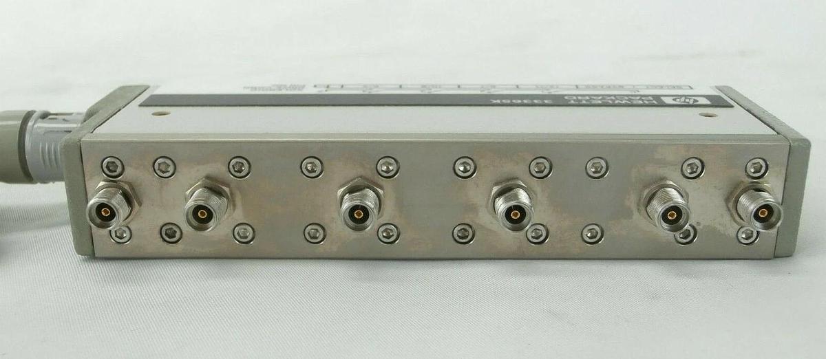 Used HP Hewlett-Packard 33365K Multi-Port RF Coaxial Switch Working Spare