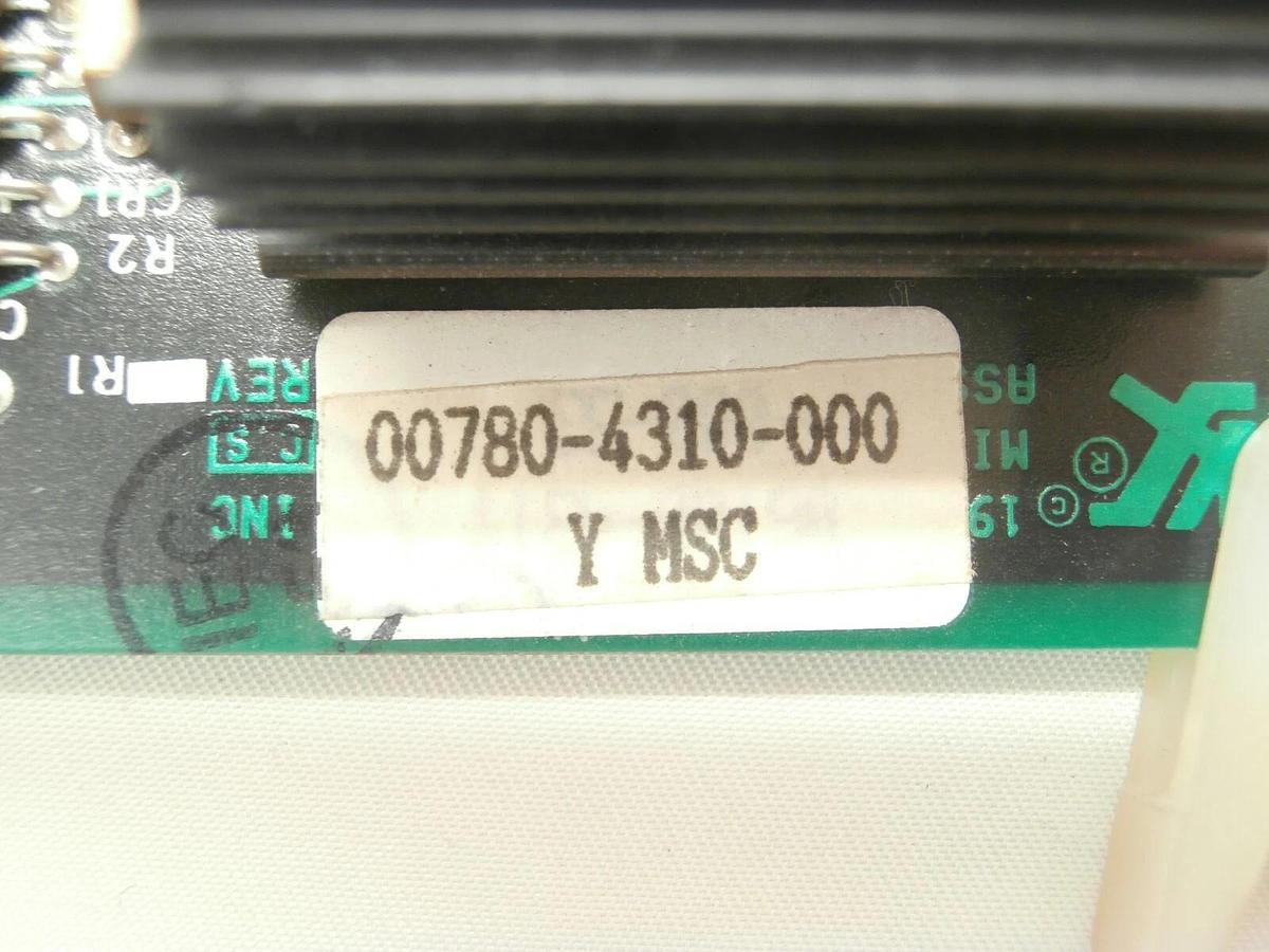 Used Kulicke & Soffa 00780-4310-000 Y MSC PCB Card 06100-4311-001-01 Working Surplus