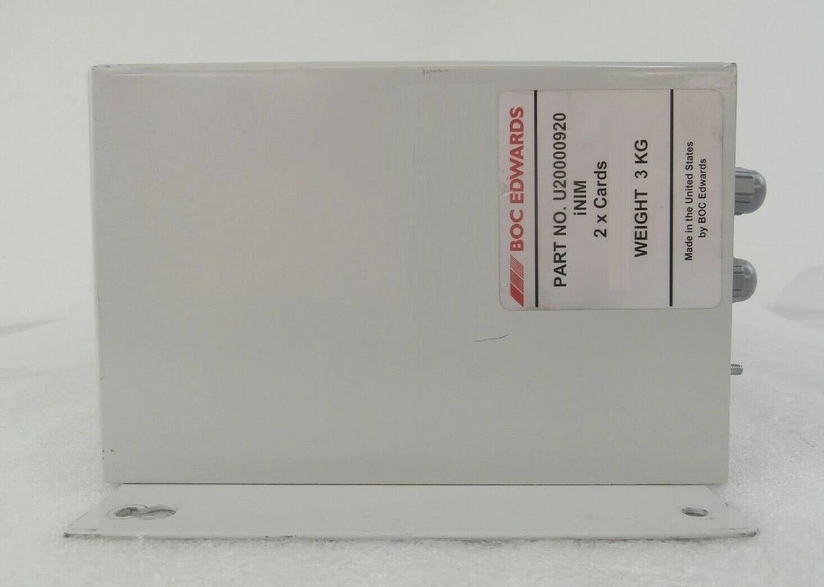Used Edwards U20000920 iNIM Network Interface iNIM 2x Cards D37215252 Working Surplus