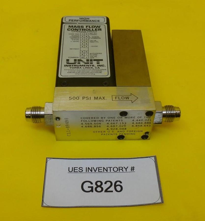 Used Unit Instruments UFC-1200A Mass Flow Controller MFC 100 SCCM CF4 Used Working