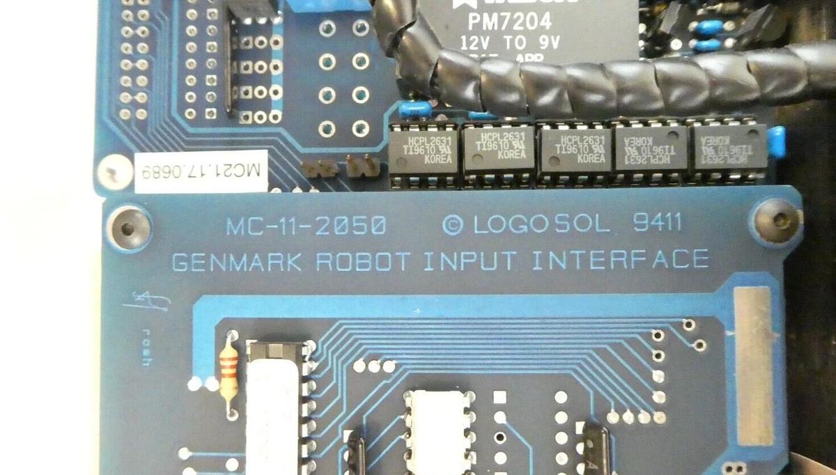 Used Genmark MC21.17.0689 3-Axis DSP Controller PCB Card L86R/R 6076 Logosol Working