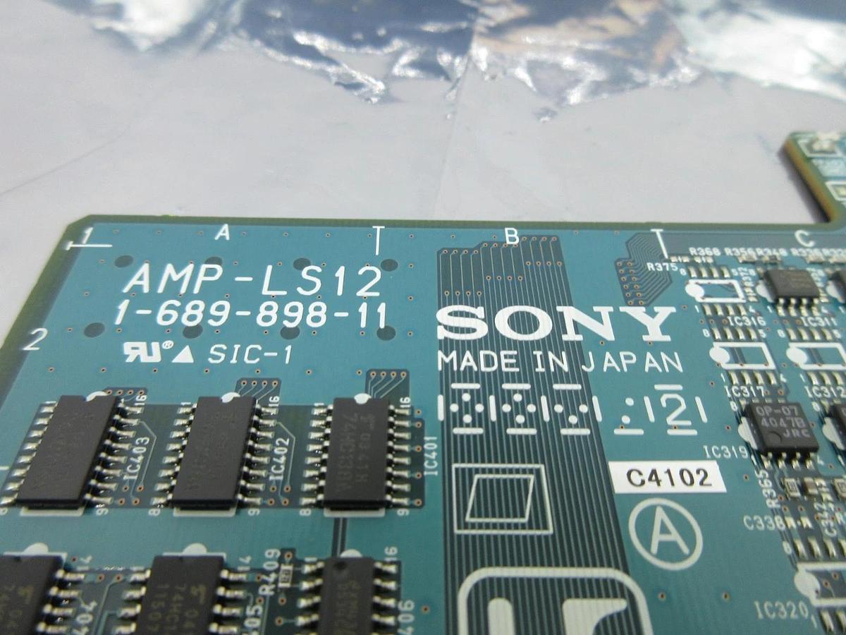 Used Sony 1-689-898-11 Laserscale AMP Detector Card AMP-LS12 Nikon NSR Series Working