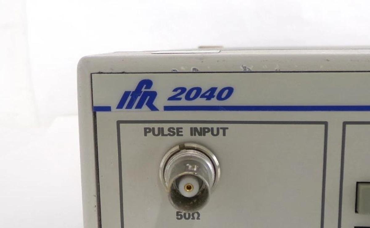 Used IFR 2040 10khz-1.35Ghz Low Noise Signal Generator 9.15 Option 2 Dented Surplus