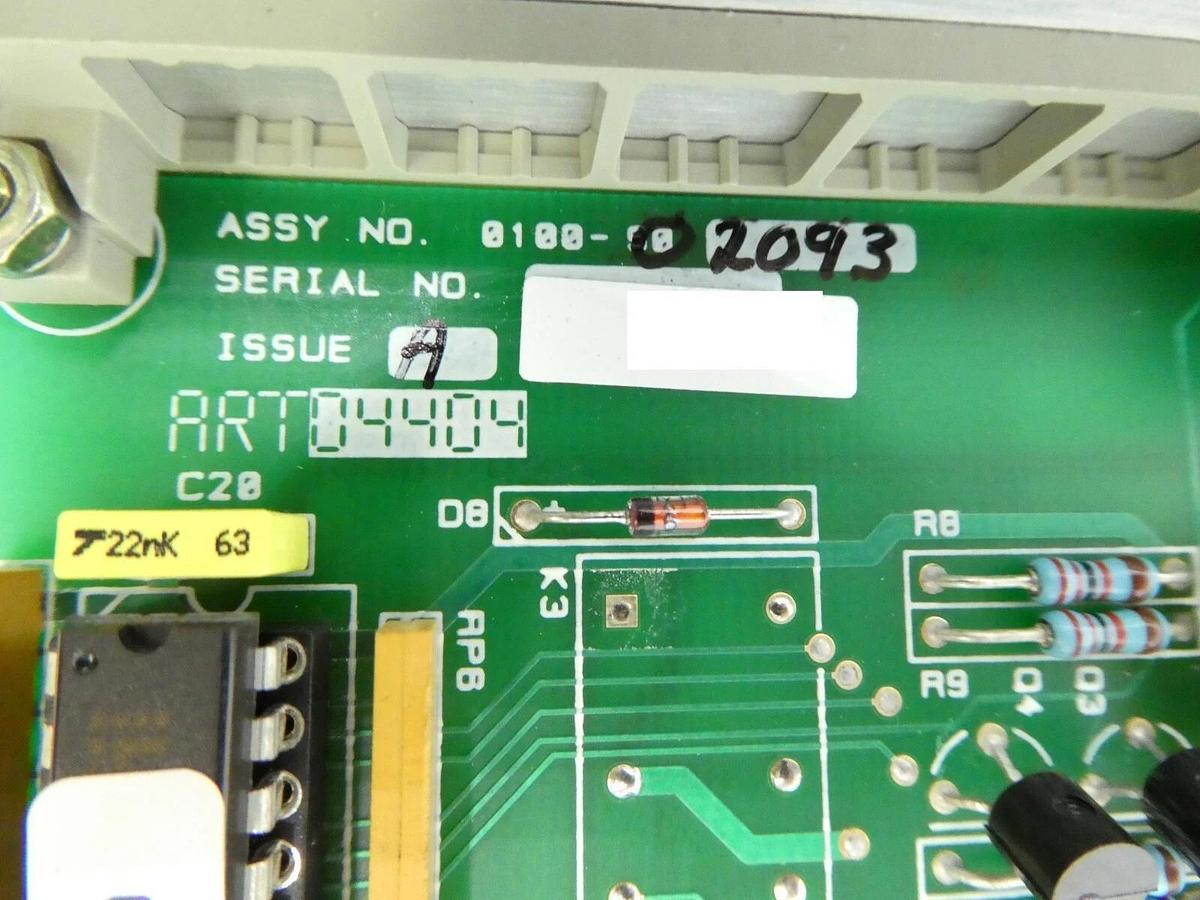 Used AMAT Applied Materials 0100-02093 Turbo Pump Interface PCB Card 0120-91289 Spare