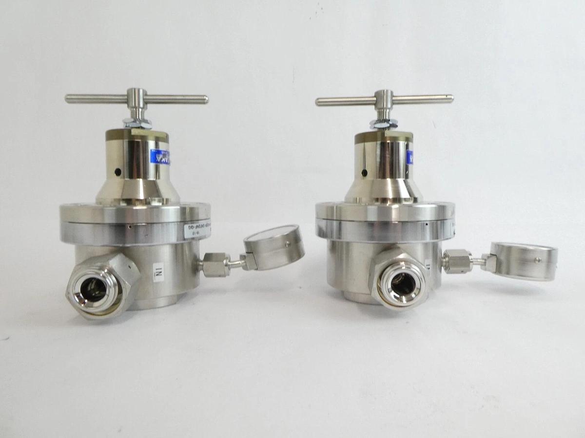 Used Yutaka LM1SSB-3W-022R-2AF2AF-QG Pressure Regulator LM1 Series Lot of 5 As-Is