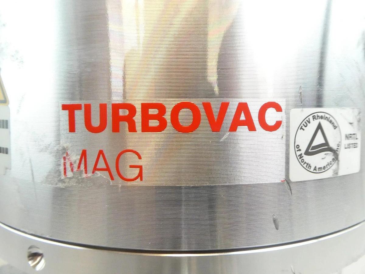 Used TURBOVAC MAG W 1300 C Leybold 400110V0017 Turbomolecular Pump 27619 Hours Tested