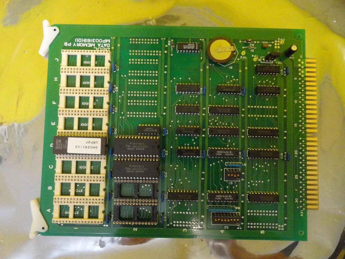 Used JEOL MP003169(01) Data Memory PB Board PCB Card EM-2010F Working