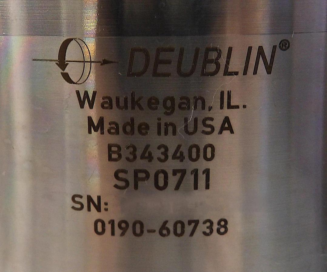Used Deublin SP0711 Rotary Union AMAT Applied Materials 0190-60738 Working