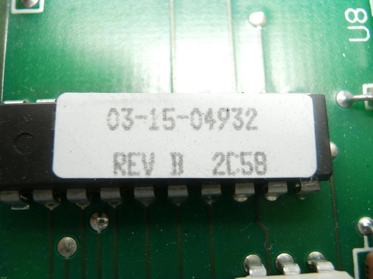 Used Ultratech Stepper 03-20-04930-01 GEN I/O #2 Drive Breakout Transition PCB Card