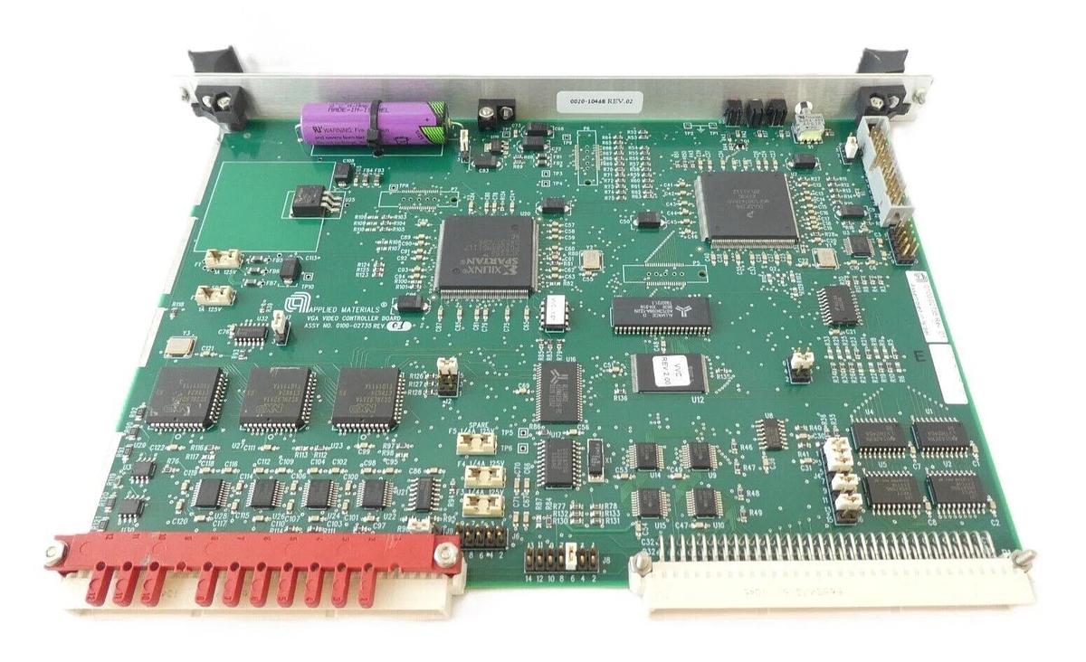 Used AMAT Applied Materials 0100-02735 VGA Video Controller PCB Card Working Surplus