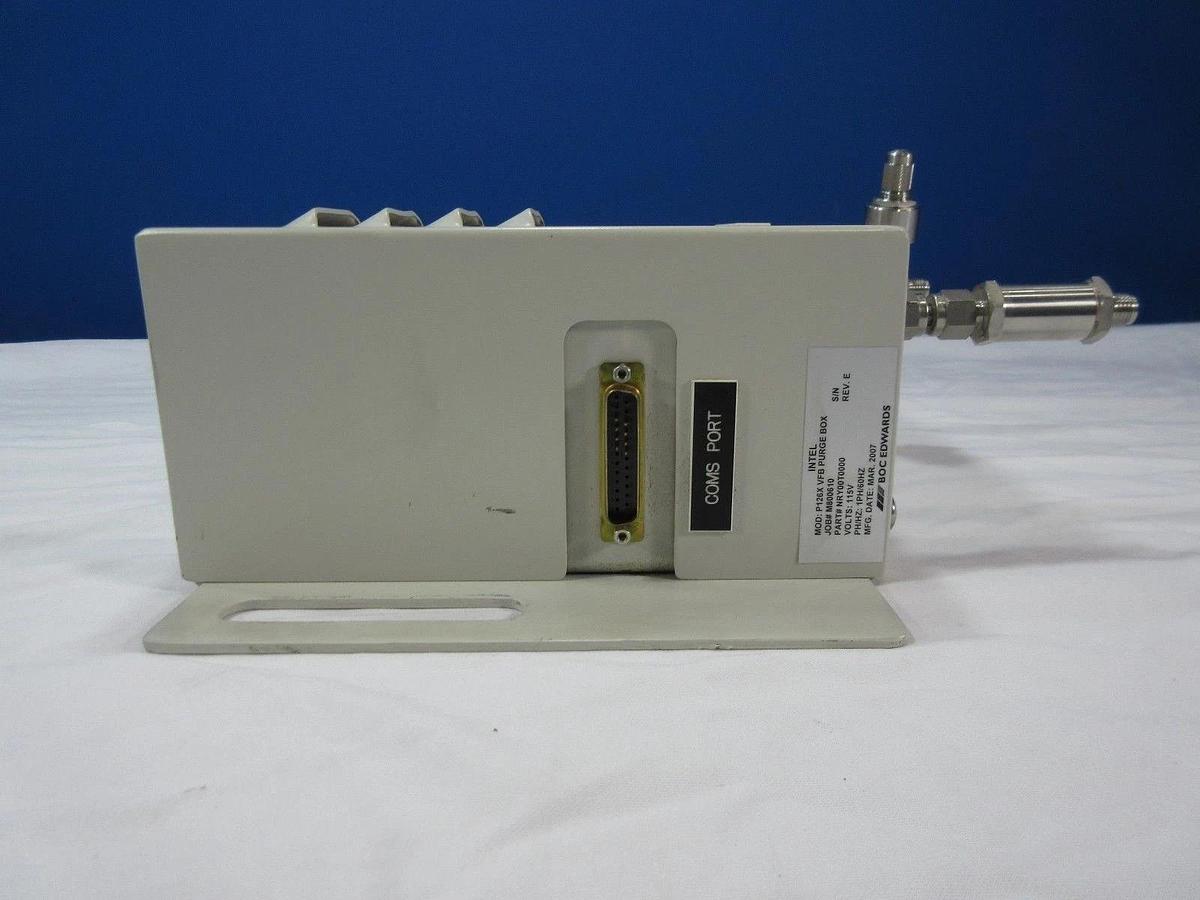 Used Edwards NRY00T0000 Nitrogen Purge P126X VFB Purge Box Used Working
