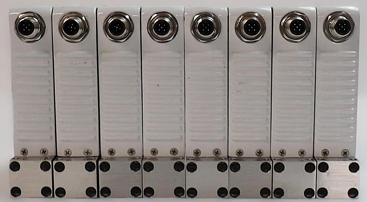Used Brooks Instrument GF125C-105872 Mass Flow Controller MFC Lot of 8 Surplus