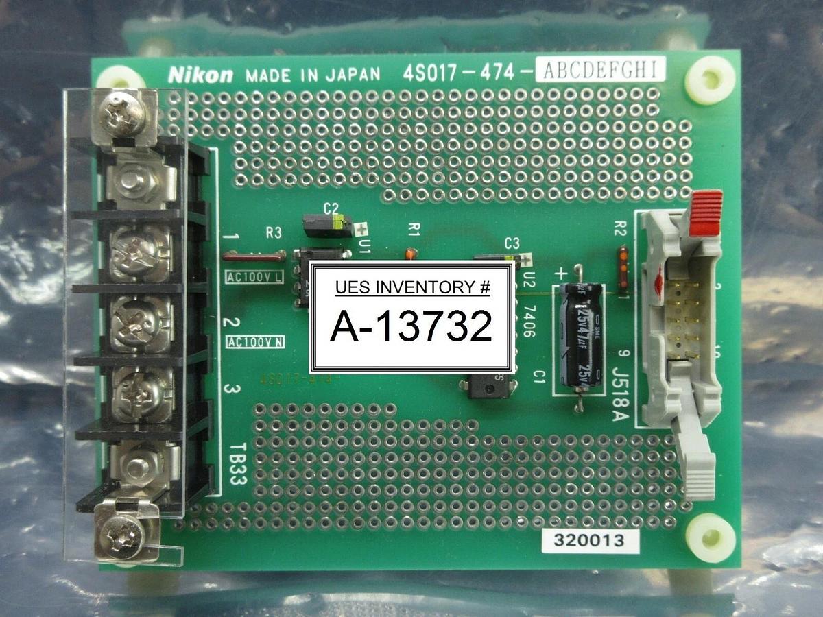 Used Nikon 4S017-474 Interface Board PCB NSR System Used Working