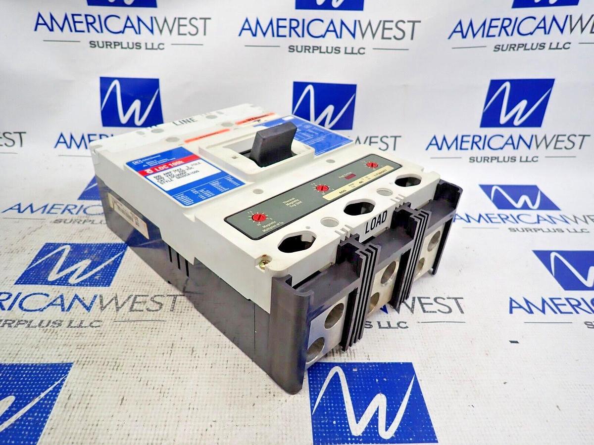 Used Eaton 83E9385 LDC 100k 600V 3-Pole Circuit Breaker LDC3600FK01P05Y17 Working