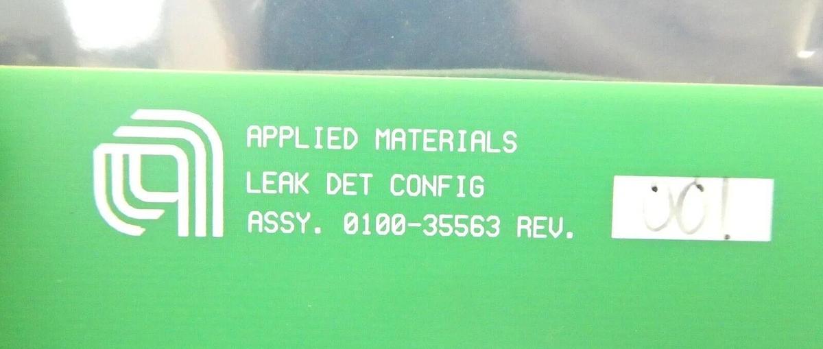 Used AMAT Applied Materials 0100-35563 Leak Detector Configuration PCB Card Working