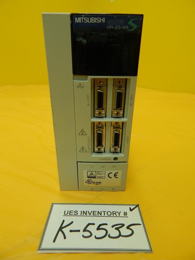 Used Mitsubishi MR-J2S-40A AC Servo Amplifier MELSERVO Drive Used Working