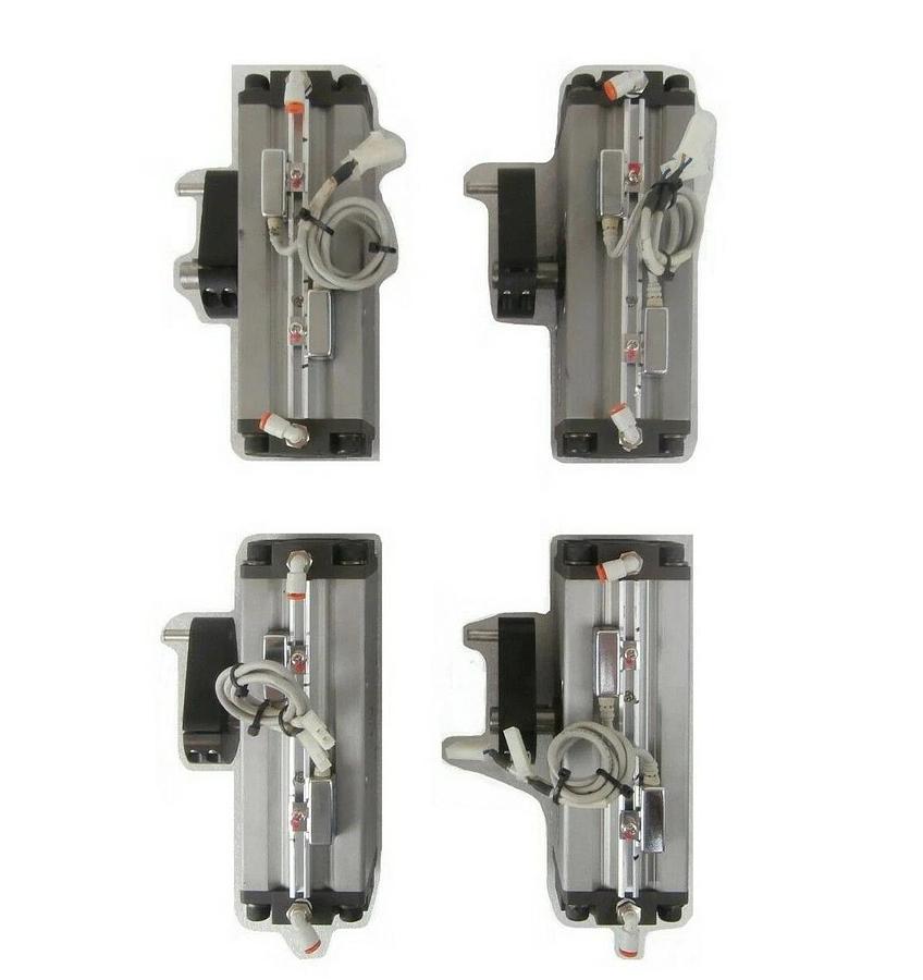 Used SMC NCDRA1BS50-UIA000039 Pneumatic Rotary Actuator Cylinder Lot of 4 Working