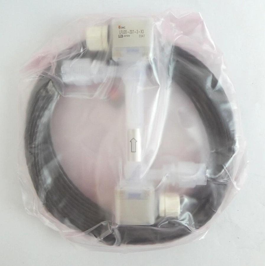 SMC LFU20-Z07-3-X3 Ultrasonic 3 LPM Flow Sensor 1/4 AMAT Reseller Lot of 4 New